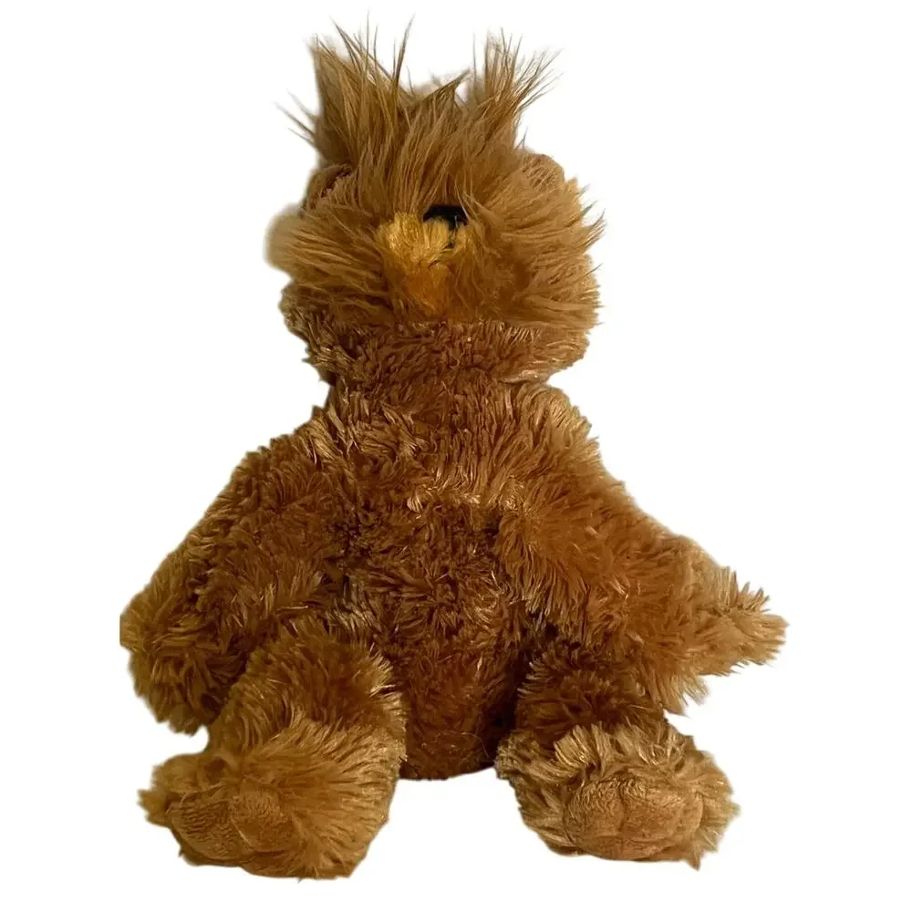 Dark Brown Shaggy Mane Lion Plush Small Size